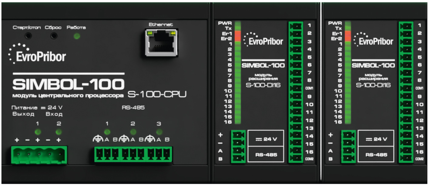 Рис. 2. Программируемый контроллер модульного типа «SIMBOL-100»