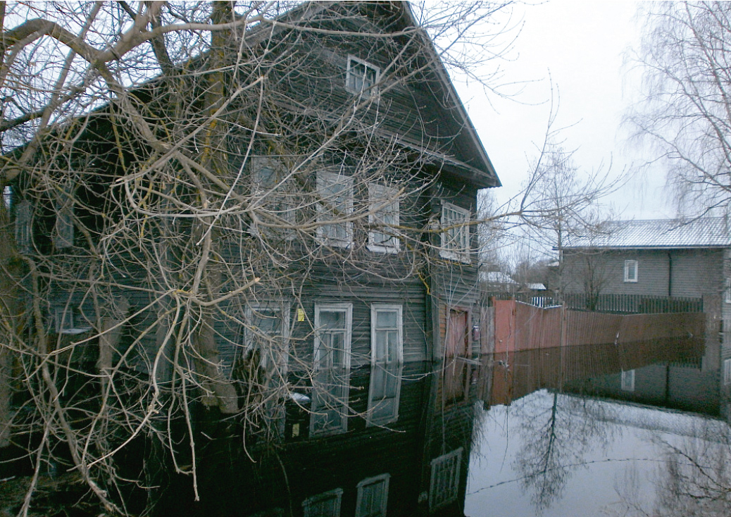 Рис. 1. Ежегодное половодье в Ленобласти, фотофакт