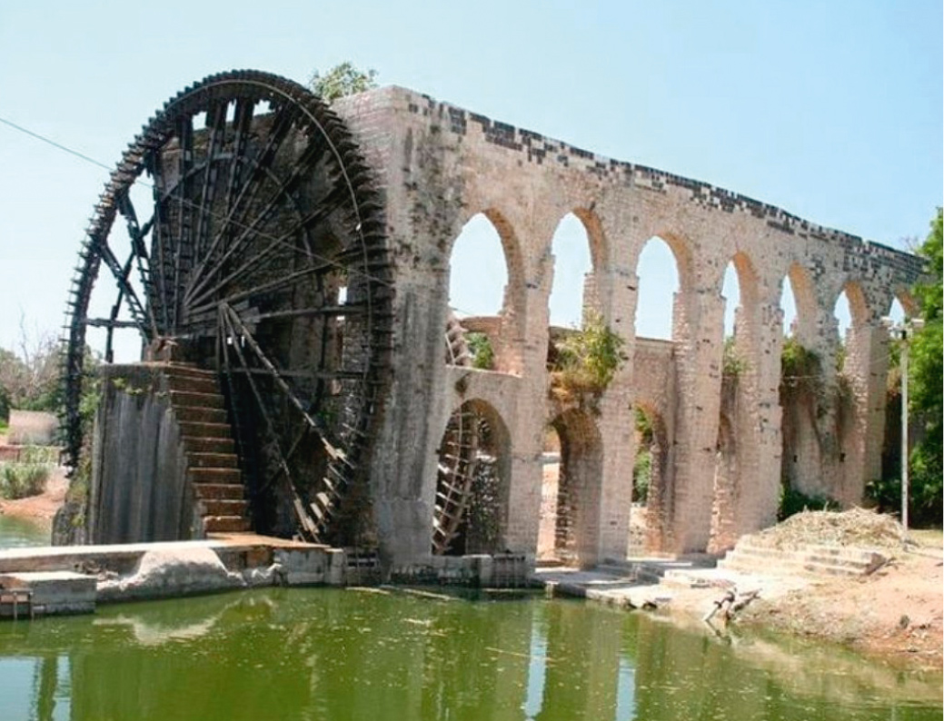 Рис. 8. Иллюстрация водонапорного колеса римской цивилизации