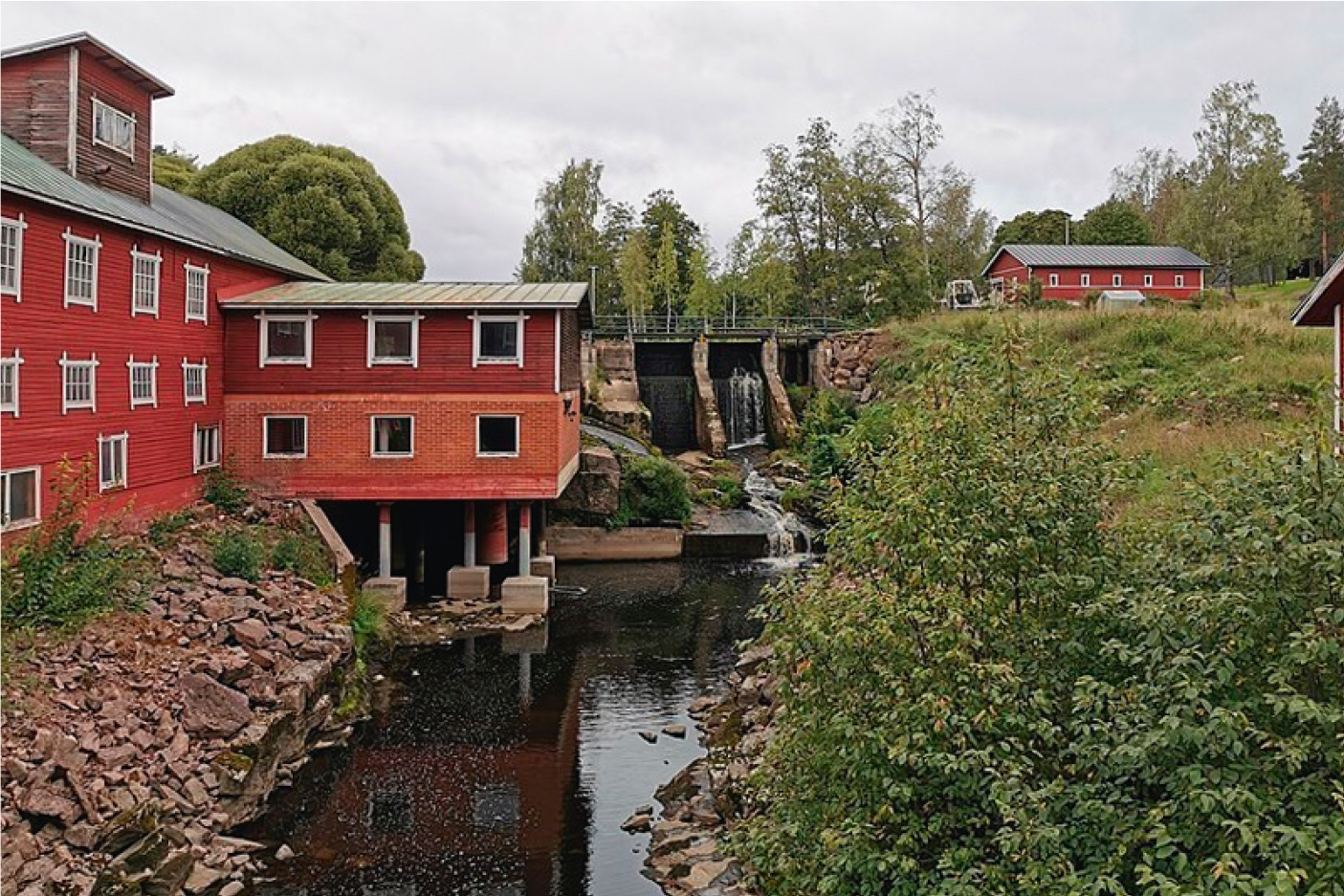 Рис. 17. МГЭС в Питкякоски (2021) Pitkäkoski Miehikk elokuu