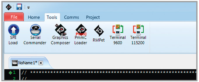 Рис. 18. Программные инструментальные средства для обмена данными между компьютером и графическим модулем