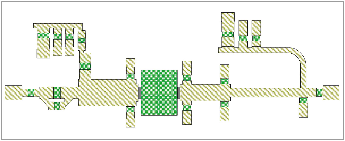 Рис. 11. Итоговая топология усилителя класса F