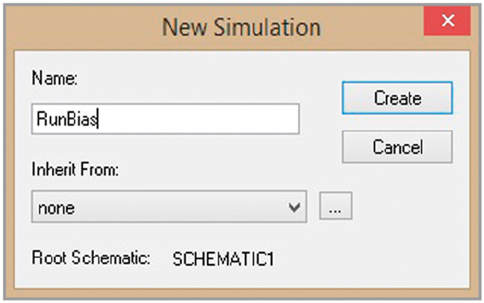 Рис. 1. Команда PSpice > New Simulation Profile – создание профиля моделирования