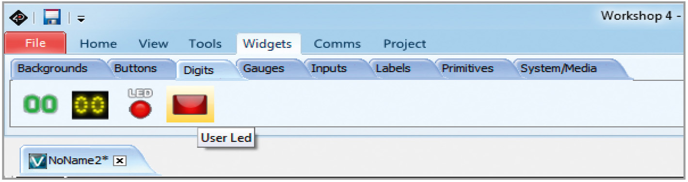 Рис. 13. Создание объекта «светодиод» User Led1