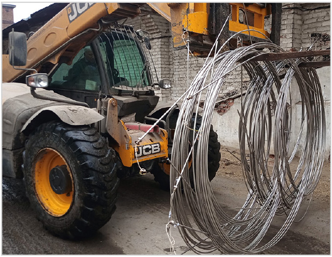 Рис. 9. Вид цифровых термоподвесок с 14 датчиками DS18B20 и длиной 28 метров