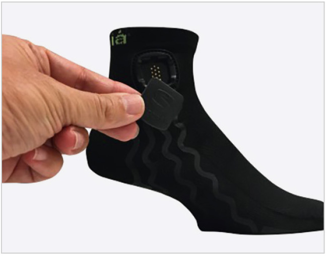 Рис. 8. Внутреннее устройство электронного датчика для носка