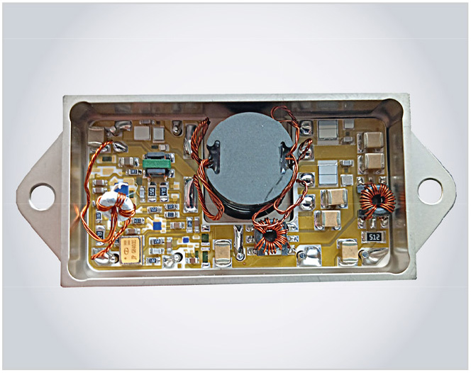 Рис. 5. Внешний вид модуля серии HMTF28 с удалённой крышкой (макетный образец)