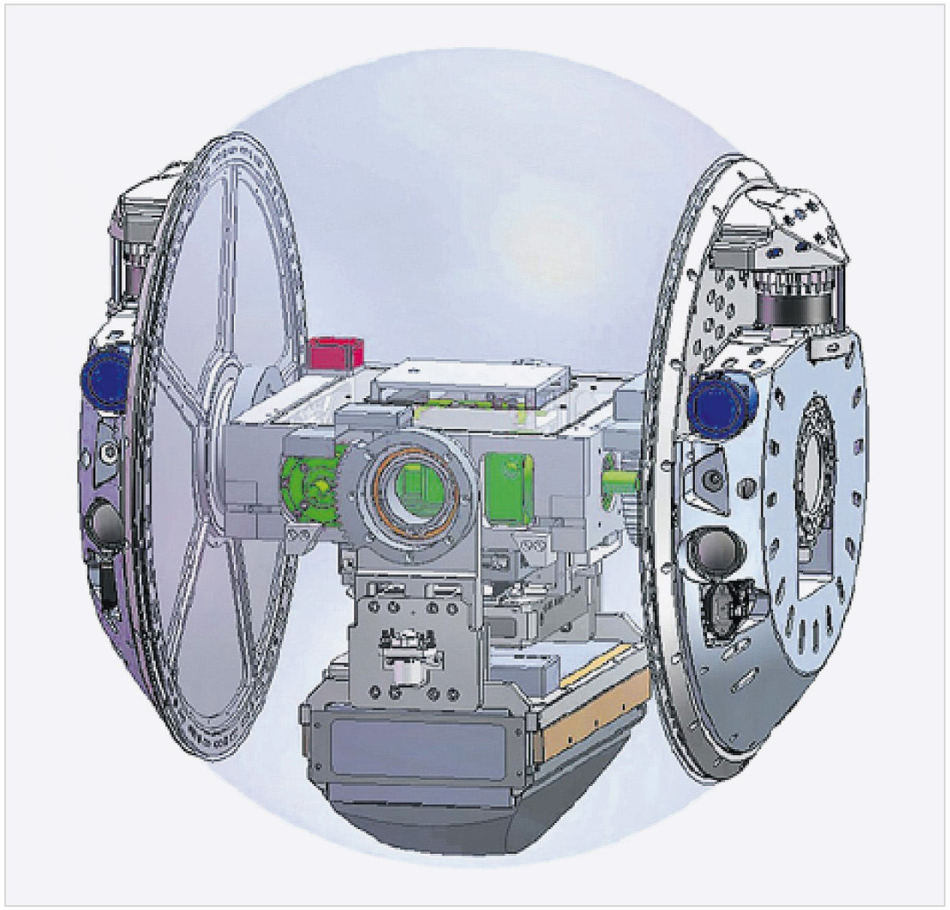 Рис. 4. Конструкция Rotunbot RT-G в разрезе