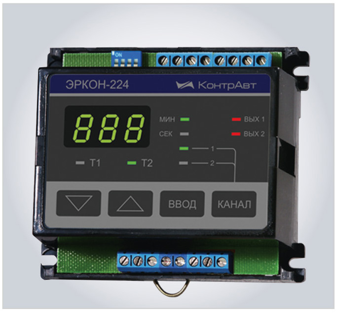 Рис. 5. Внешний вид реле времени ЭРКОН-224
