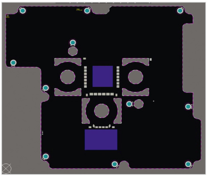 Рис. 6. Печатная плата модуля серии SGRB с установленными GaN- транзисторами
