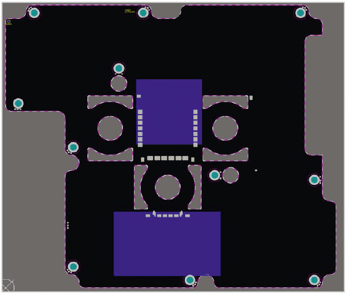 Рис. 7. Печатная плата модуля серии SGRB с установленными транзисторами MOSFET