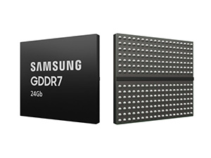 ПЕРВЫЙ В ОТРАСЛИ НАКОПИТЕЛЬ GDDR7 DRAM ЕМКОСТЬЮ 24 Гбайт ОТ SAMSUNG